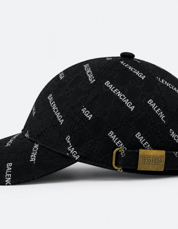 Gucci x Balenciaga Hacker Project GG Baseball Cap – Black
