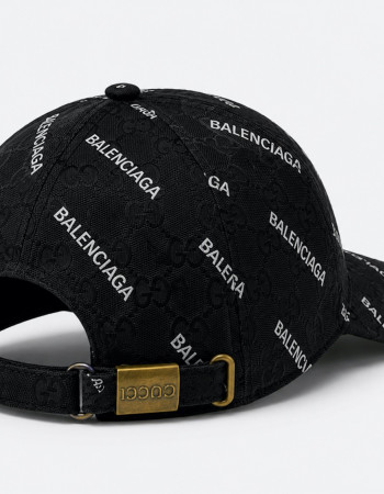 Gucci x Balenciaga Hacker Project GG Baseball Cap – Black