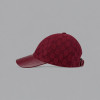 Gucci GG Monogram Canvas Baseball Cap – Burgundy