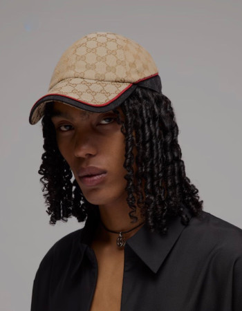 Gucci Original GG Canvas Baseball Cap – Beige & Black