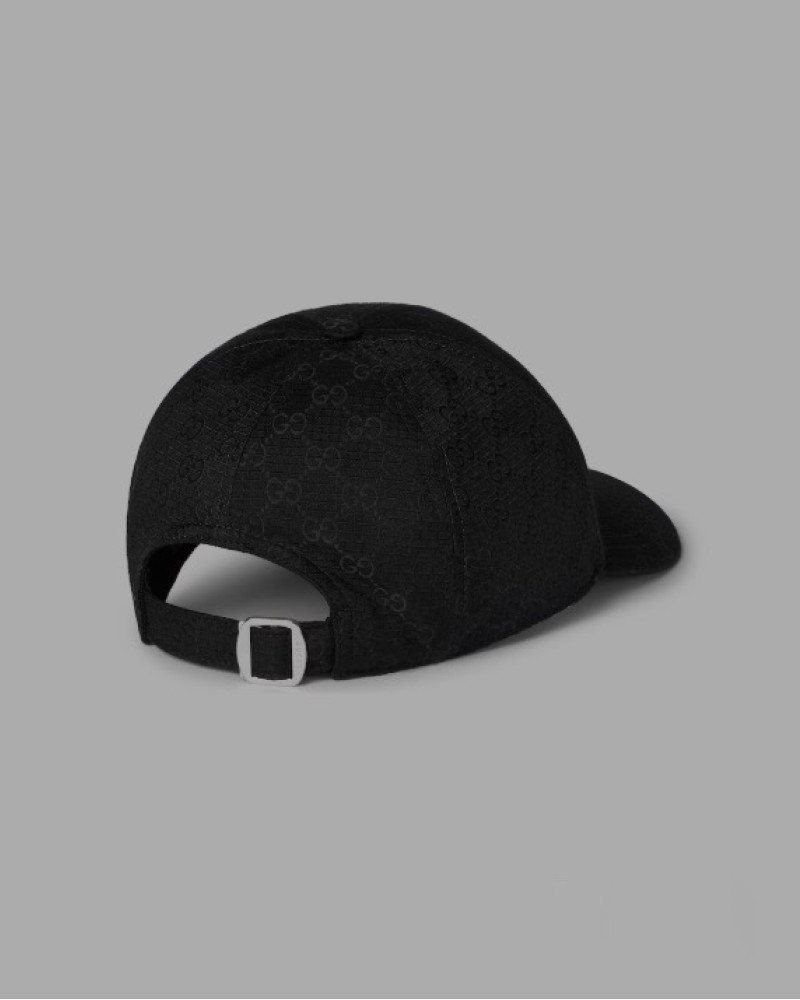 Gucci GG Supreme Canvas Baseball Cap – Black