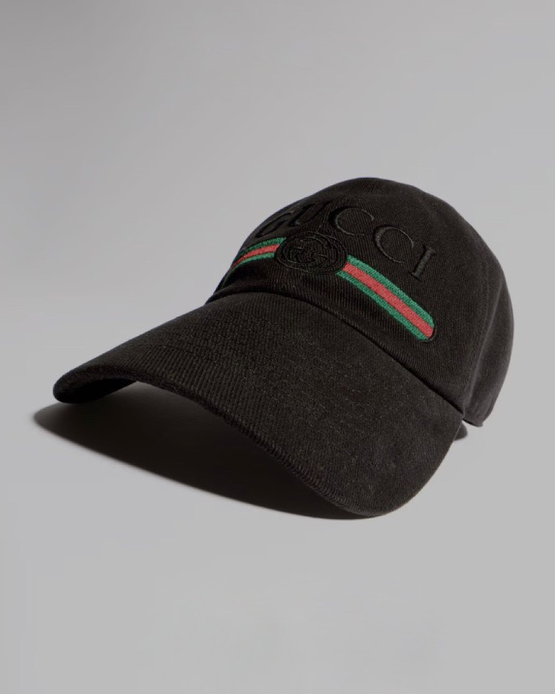 Gucci Interlocking G Web Baseball Cap – with embroidery