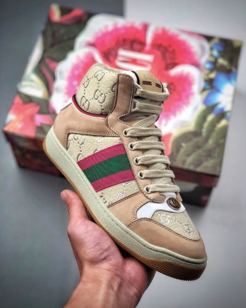 Gucci Screener GG High-Top Sneakers