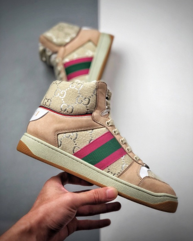 Gucci Screener GG High-Top Sneakers