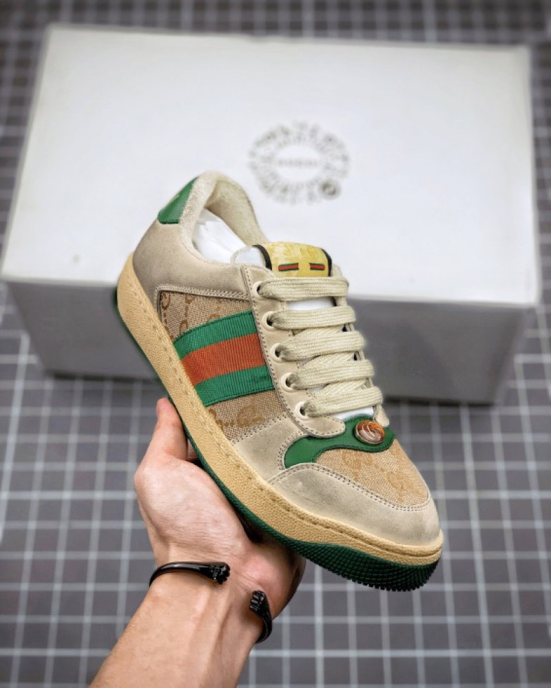 Gucci Screener GG Low-Top Sneakers.