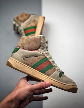 Gucci Screener GG High-Top Sneakers