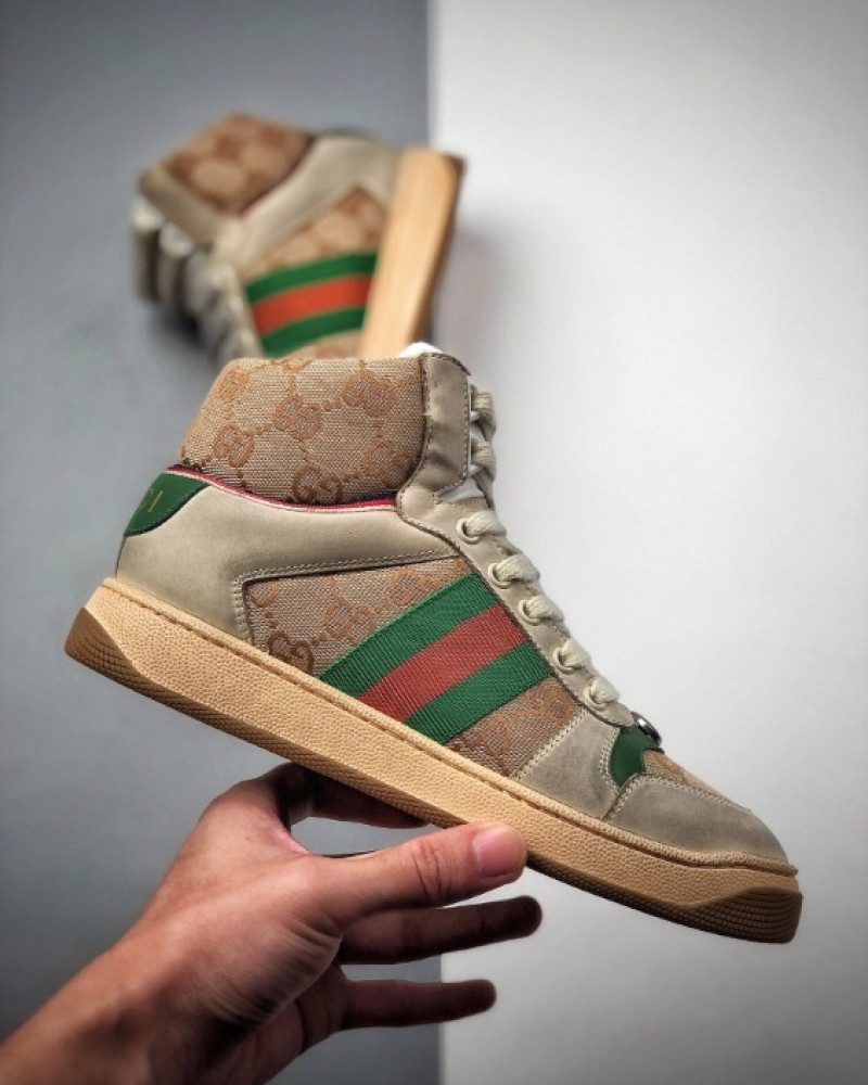 Gucci Screener GG High-Top Sneakers