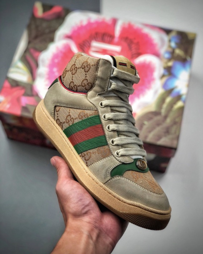 Gucci Screener GG High-Top Sneakers