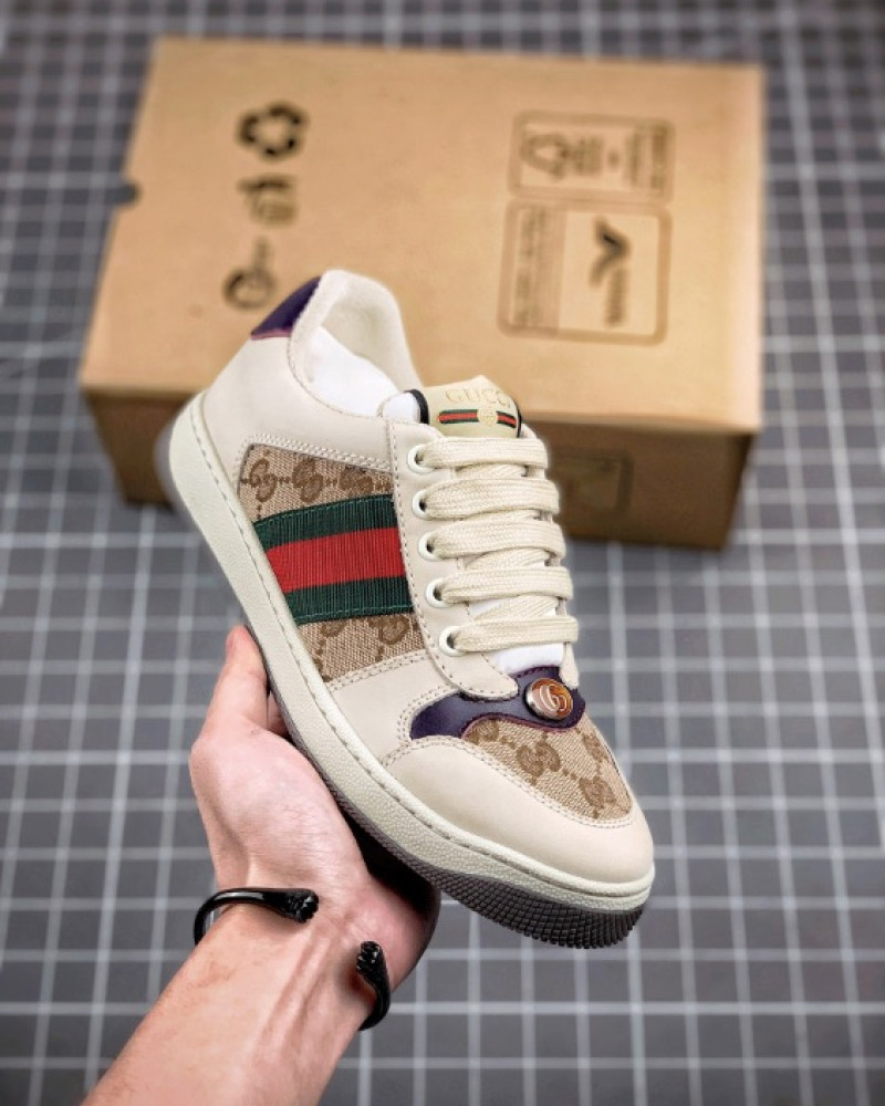 Gucci Screener GG Low-Top Sneakers.