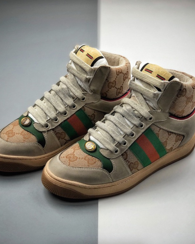 Gucci Screener GG High-Top Sneakers