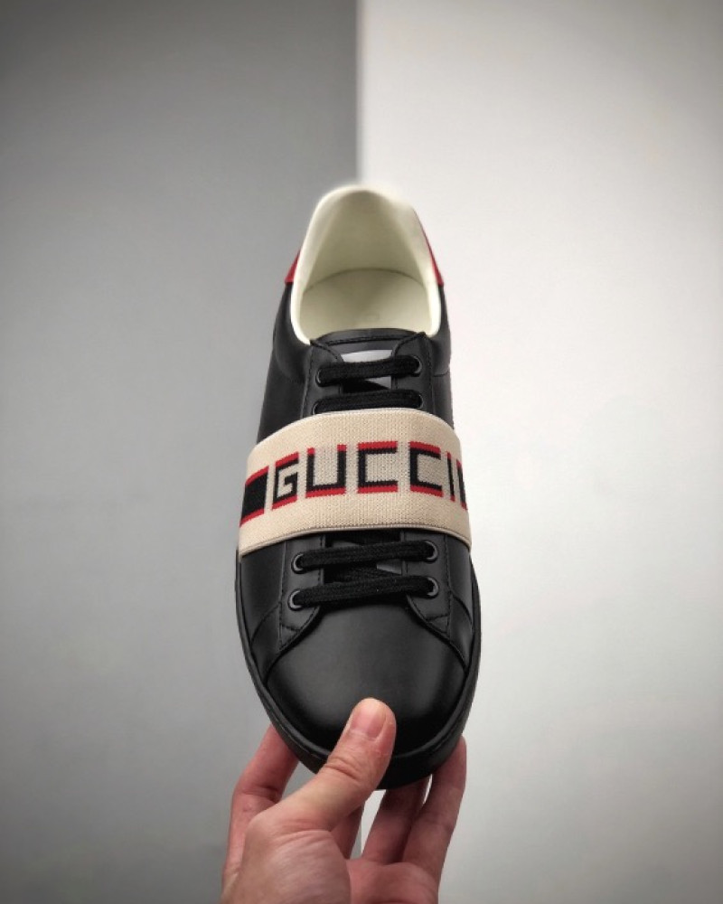 Gucci Ace Sneakers Elastic Gucci Band 