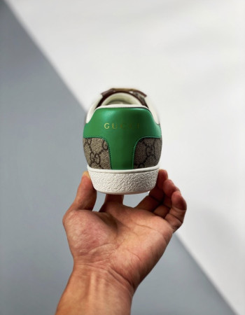 Gucci Ace "Fake/Not" GG Supreme Sneakers.