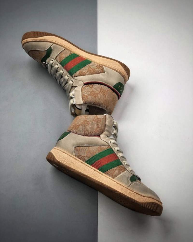 Gucci Screener GG High-Top Sneakers