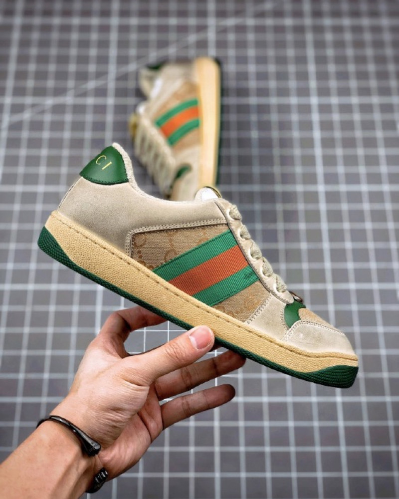 Gucci Screener GG Low-Top Sneakers.