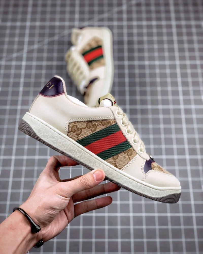 Gucci Screener GG Low-Top Sneakers.
