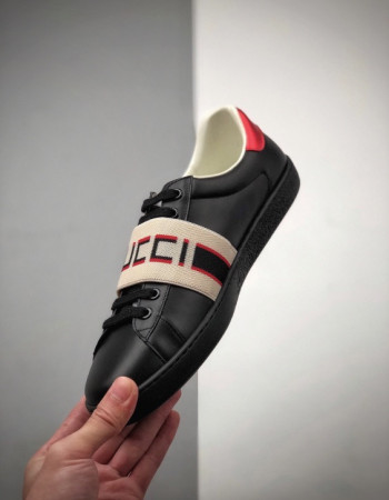 Gucci Ace Sneakers Elastic Gucci Band 