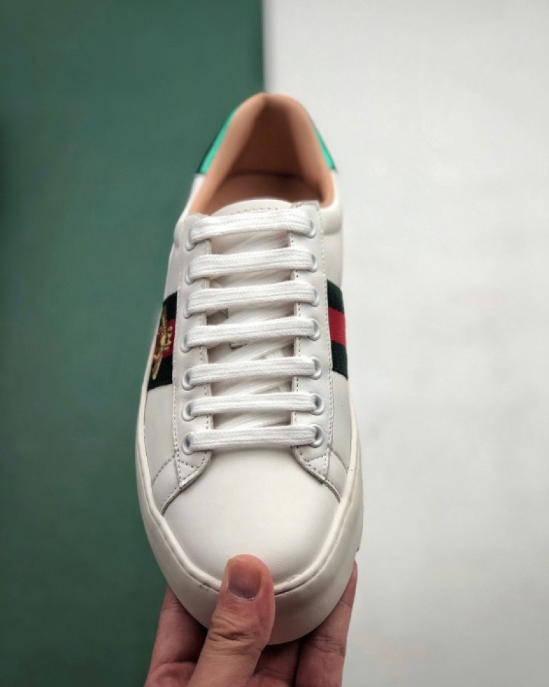 Gucci Platform Ace Sneakers Embroidered Bee.