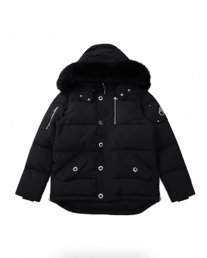 Moose Knuckles 3Q Down Jacket - Black/Black