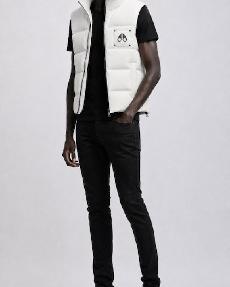 Moose Knuckles Down Puffer Vest - White
