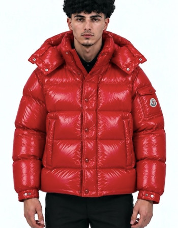 Moncler Etival Maljasset Hooded Down Jacket – Red