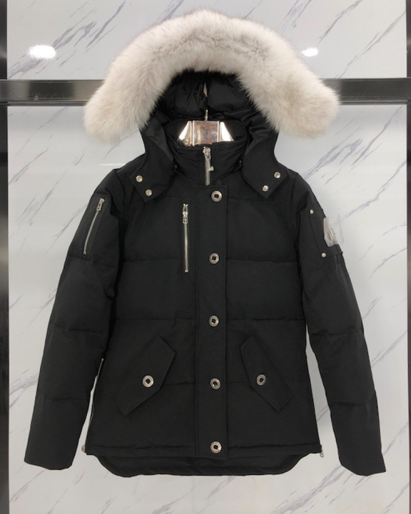 Moose Knuckles 3Q Down Jacket – Black/White