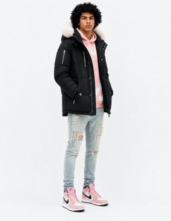 Moose Knuckles 3Q Down Jacket – Black/White