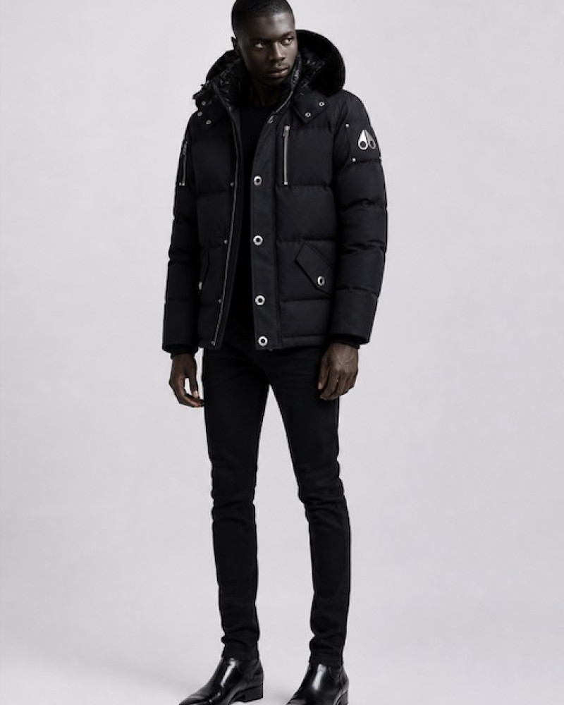 Moose Knuckles 3Q Down Jacket - Black/Black