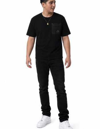 Moose Knuckles Utility Pocket T-Shirt – Black