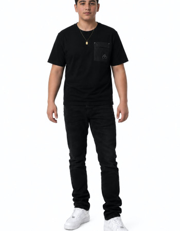 Moose Knuckles Utility Pocket T-Shirt – Black