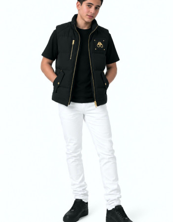 Moose Knuckles Original Gold Series Westmount Down Vest – Black