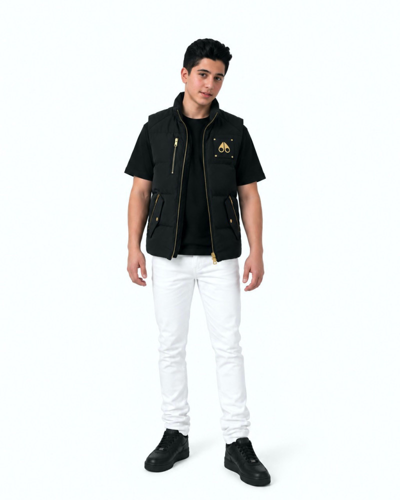 Moose Knuckles Original Gold Series Westmount Down Vest – Black