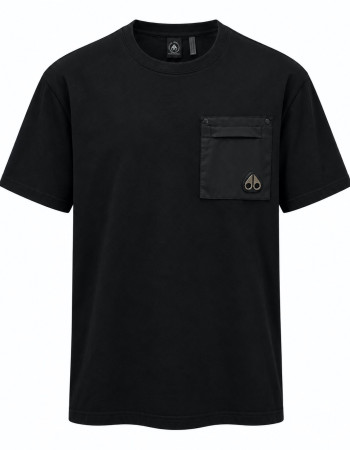 Moose Knuckles Utility Pocket T-Shirt – Black
