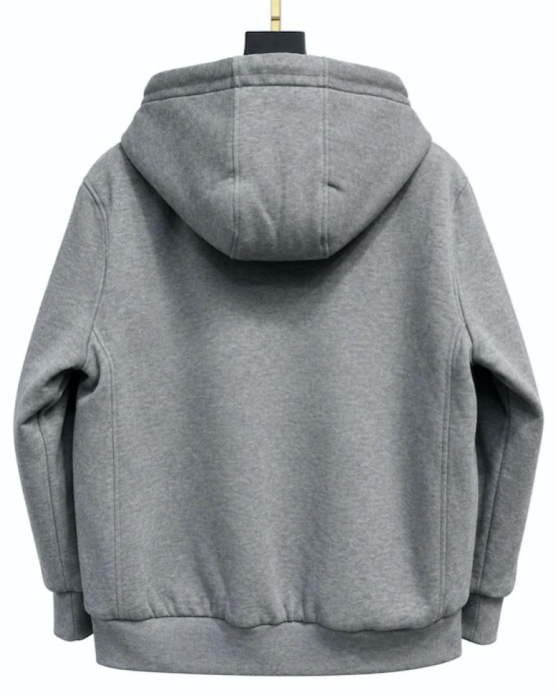 Moose Knuckles Classic Bunny 2 Hoodie – Charcoal/White