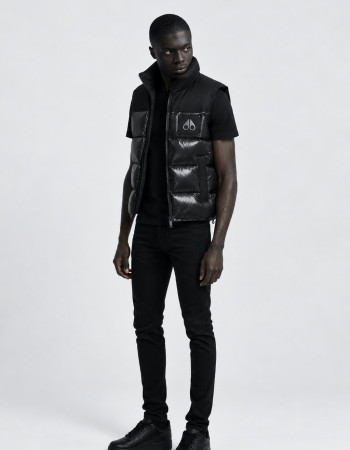 Moose Knuckles Down Puffer Vest - Black