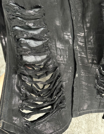  Rick Owens DRKSHDW "Dagger" Distressed Shirt 