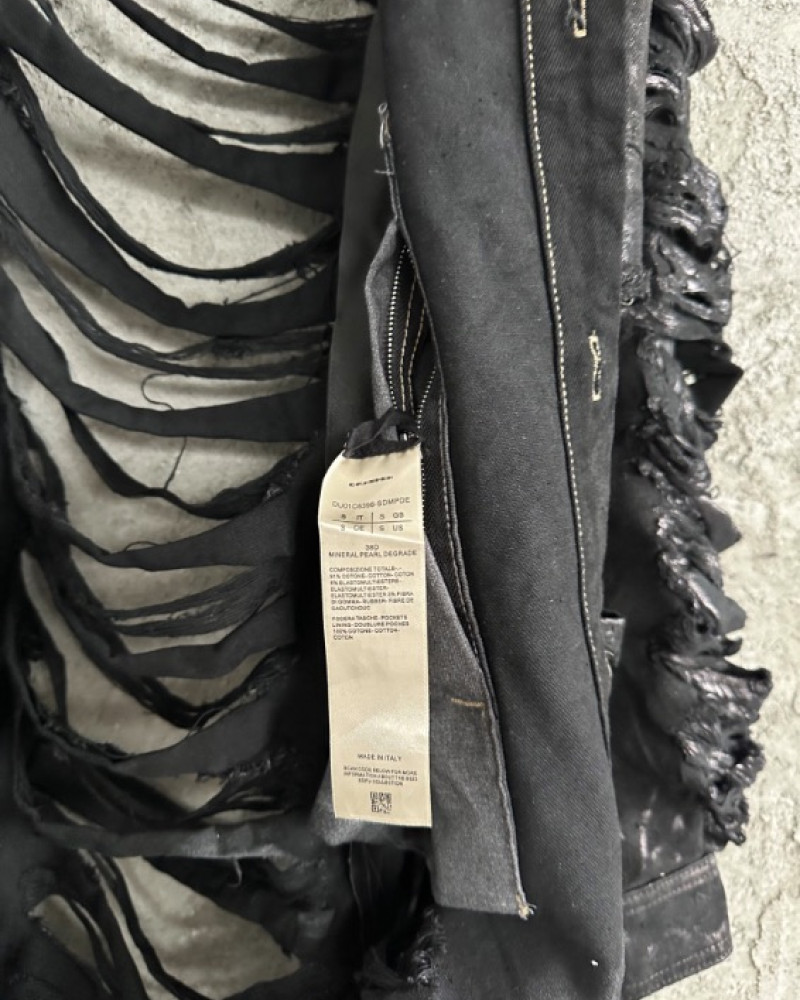  Rick Owens DRKSHDW "Dagger" Distressed Shirt 