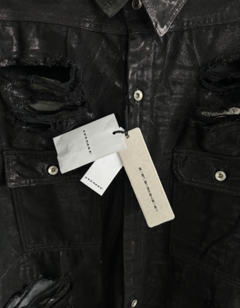  Rick Owens DRKSHDW "Dagger" Distressed Shirt 
