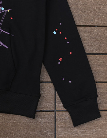 Sp5der Purple Web Hoodie 
