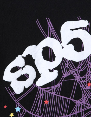 Sp5der Purple Web Hoodie 