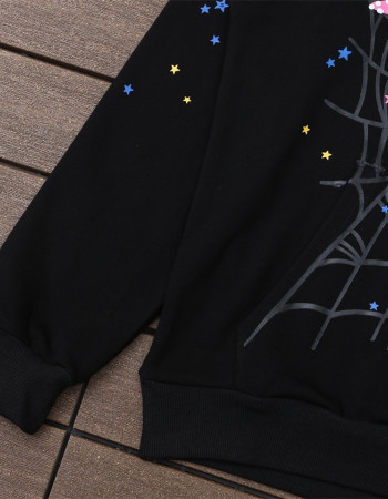 Sp5der Purple Web Hoodie 