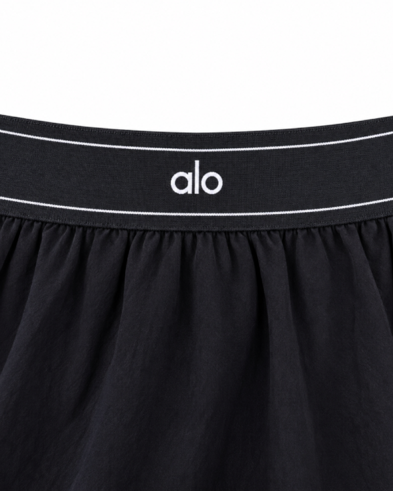 Alo Yoga Match Point Tennis Skirt – Black