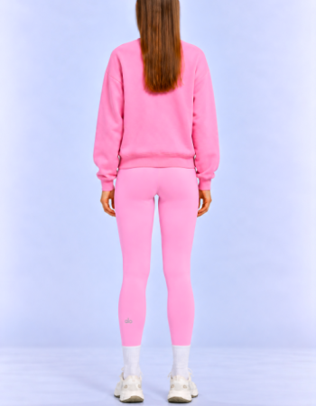 Alo Yoga High-Waist Seamless Scrunch Leggings – Pink