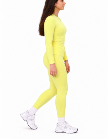 Alo Yoga Fitted Long-Sleeve Top – Goose Yellow