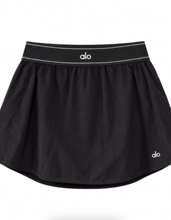 Alo Yoga Match Point Tennis Skirt – Black