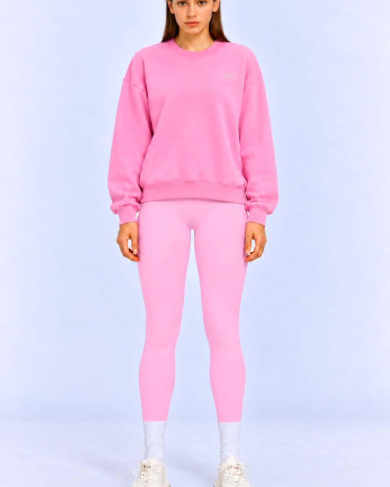 Alo Yoga High-Waist Seamless Scrunch Leggings – Pink
