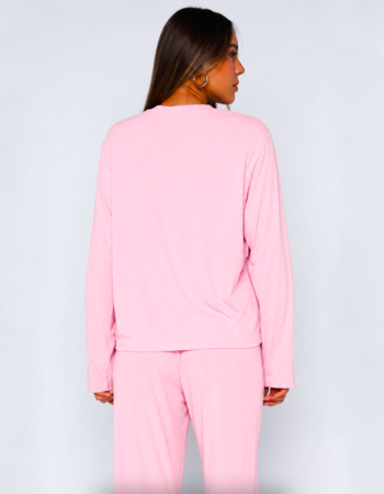 Alo Yoga Alosoft Finesse Long Sleeve & Wide Leg Sweatpant Set