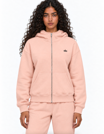 Alo Yoga Sweet Escape Zip Up Hoodie