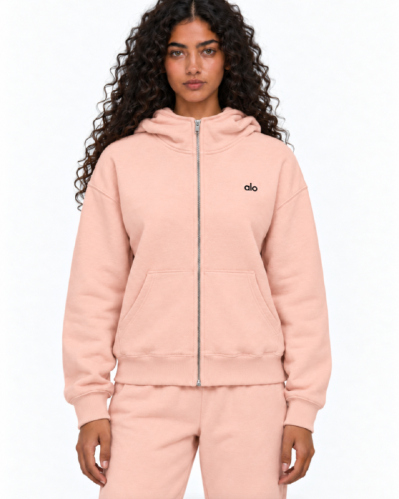 Alo Yoga Sweet Escape Zip Up Hoodie