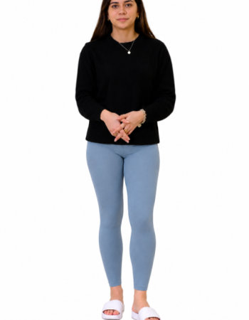 Alo Yoga High-Waist Leggings – Blue Grey.