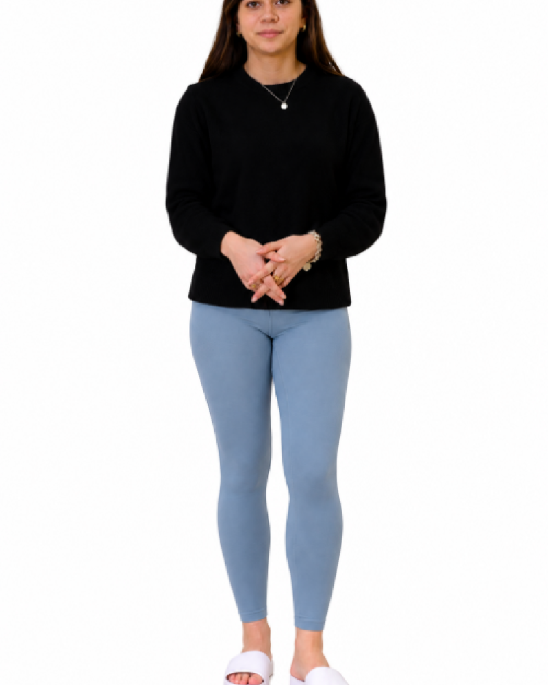 Alo Yoga High-Waist Leggings – Blue Grey.